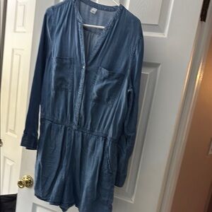 Old Navy Women's Blue Romper